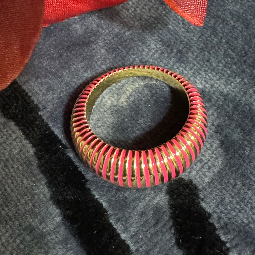 Gorjana ring red gold color Catalina